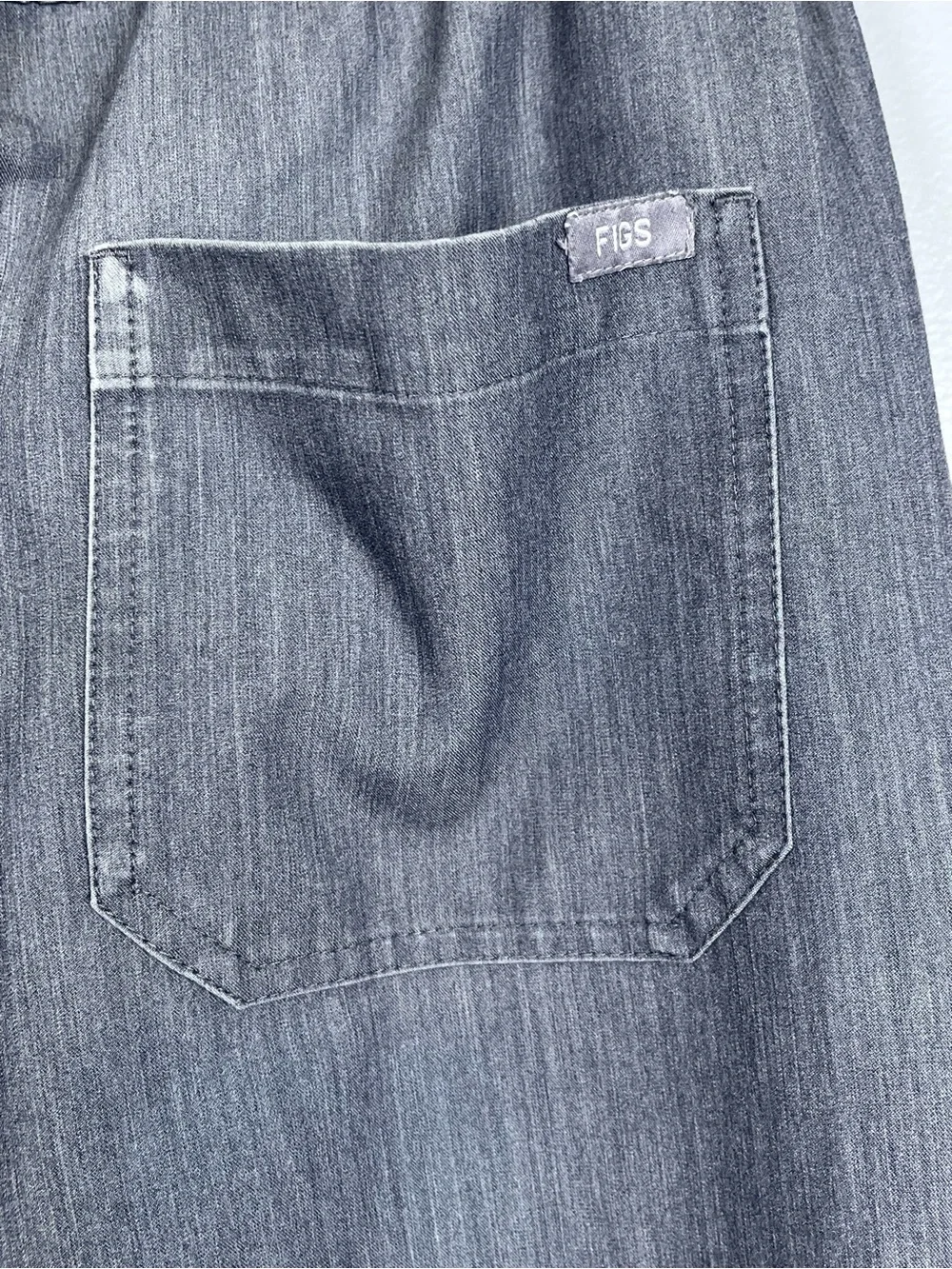 Figs Men's Technical Collection Pisco Graphite Drawstring Scrub Pants Size M
